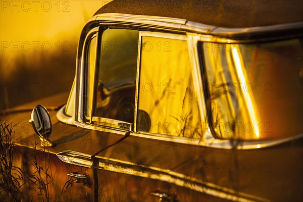 Vintage car parked outdoors