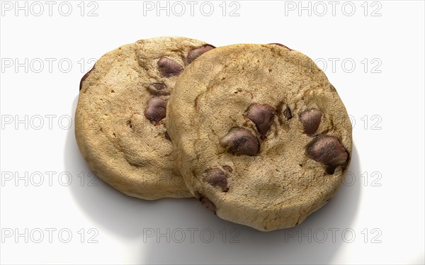 Close up of chocolate chip cookies