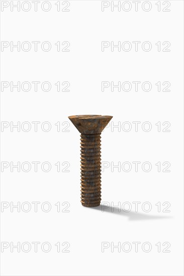 Close up of rusting screw