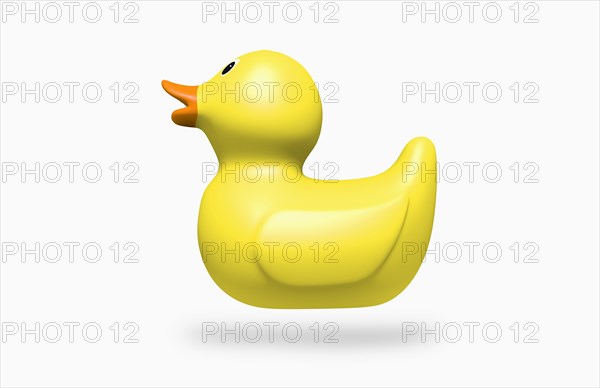 Floating rubber duck