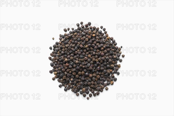 Pile of peppercorn in shape of a circle