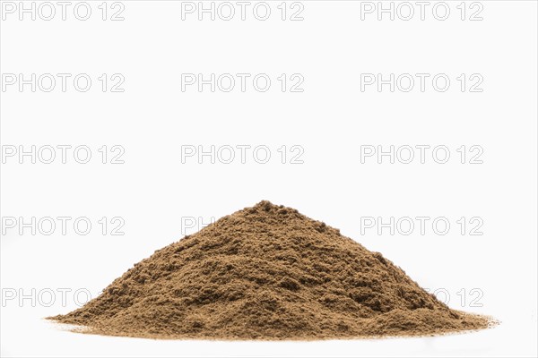 Pile of brown powder