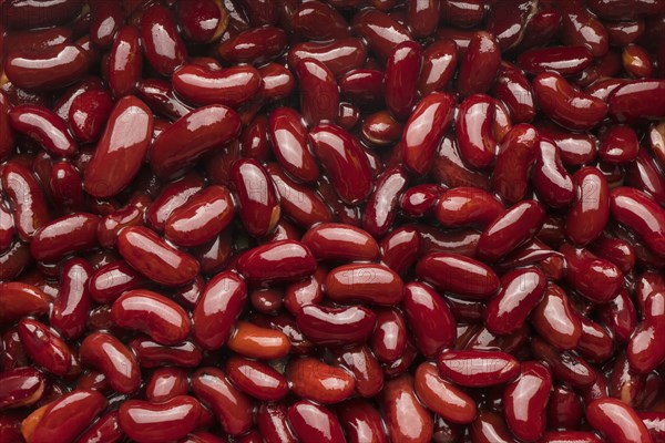 Pile of red kidney beans