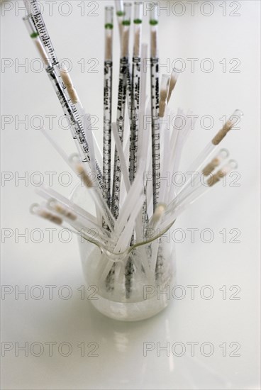 Test tubes in a beaker