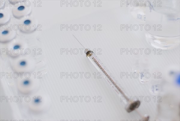 Syringe and sample tubes