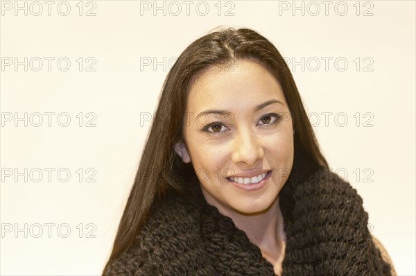 Portrait of young woman of Hispanic-Asian origin