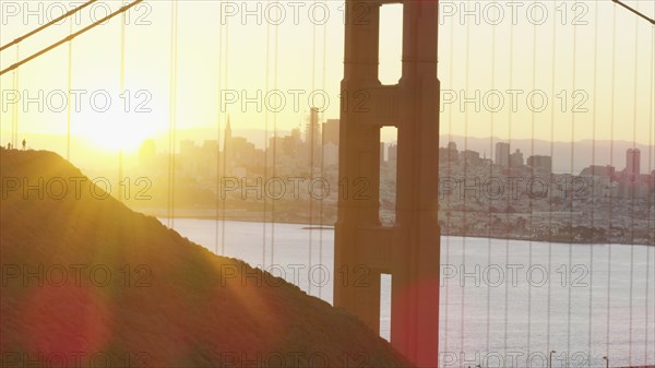 Bridge at sunset