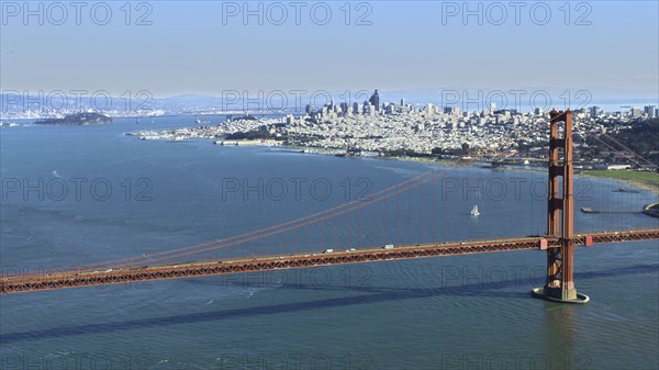 Bridge and urban waterfront