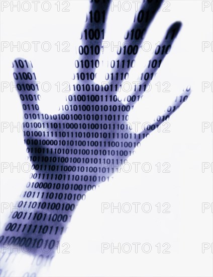 Binary code hand