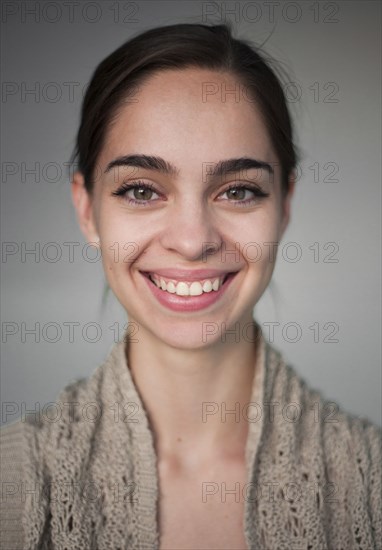 Portrait of smiling Caucasian woman