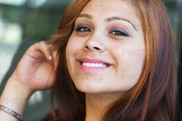 Hispanic girl smiling