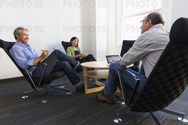 Business people working together in office