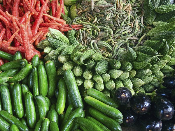 Fresh vegetables for sale in market