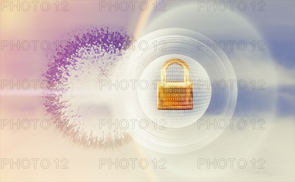 Protected lock in pixelated sky