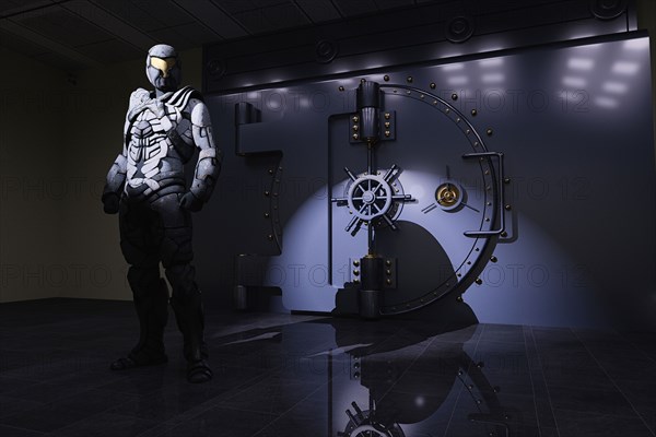 Android guarding vault