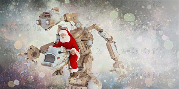 Santa steering robot
