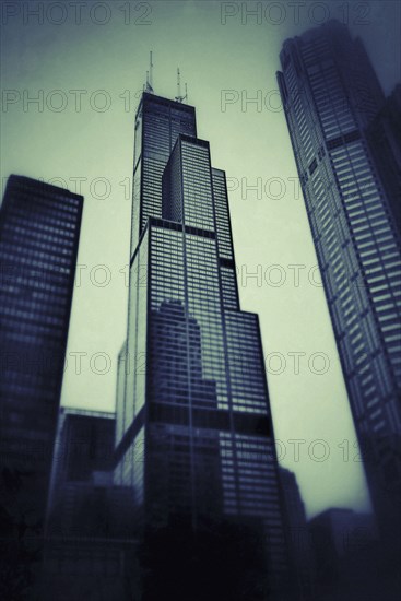 Sears Tower in fog