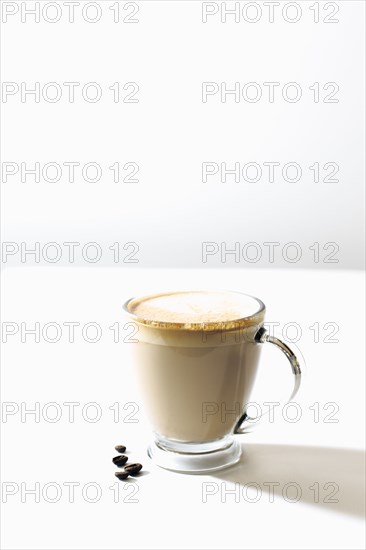 Close up of cup of coffee