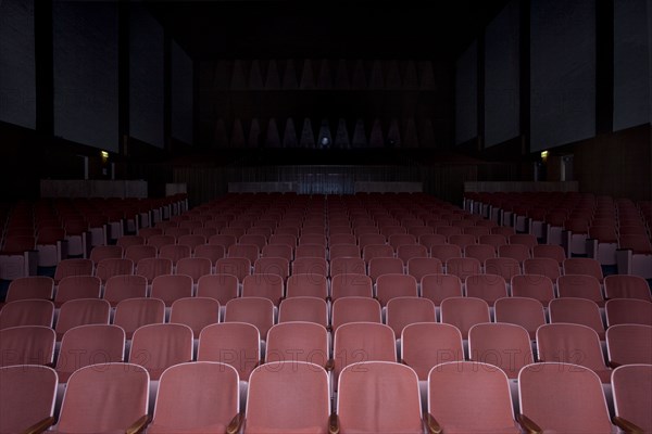 Empty movie theater