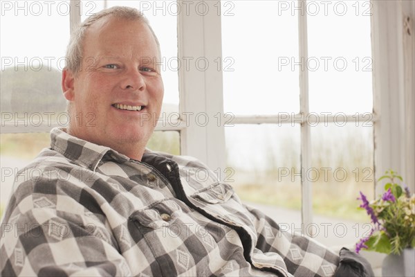 Smiling Caucasian man