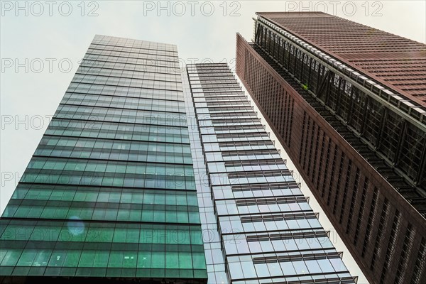 Low angle view of skyscrapers