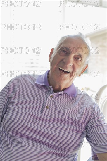 Older Caucasian man smiling