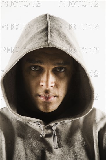 African man wearing hoody