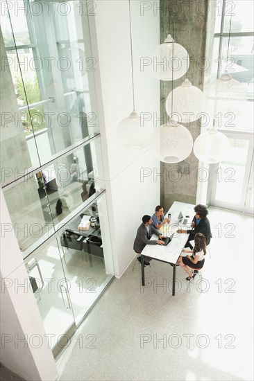 Business people working together in office