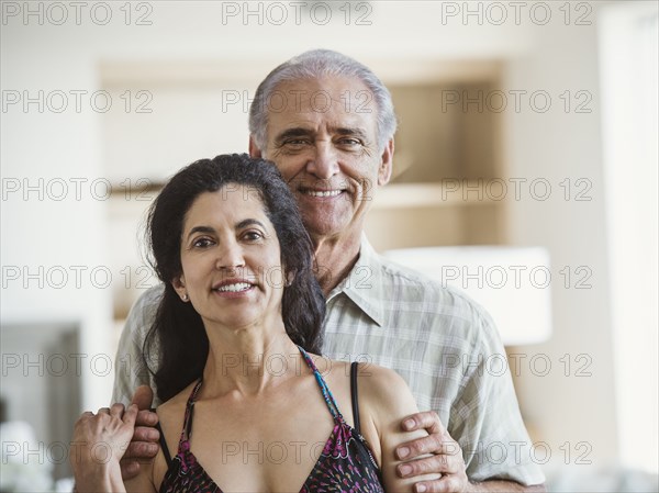 Portrait of smiling older couple