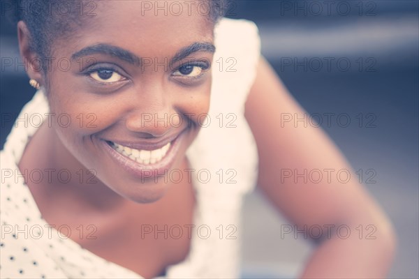 Portrait of smiling African American woman