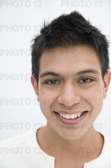 Smiling Hispanic man