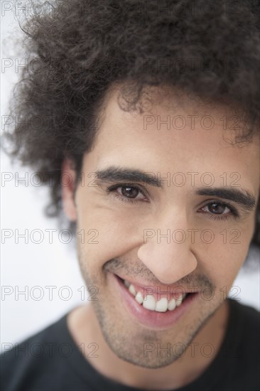 Smiling Hispanic man