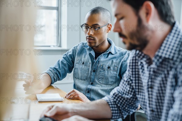 Businessmen in meeting