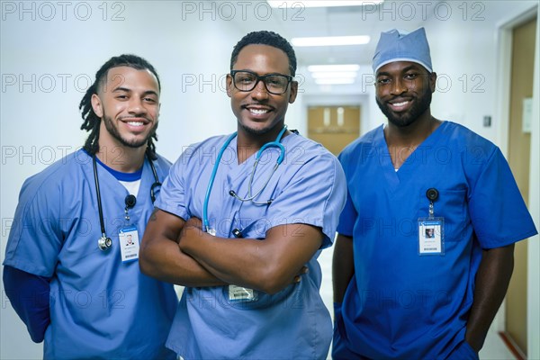 Portrait of smiling nurses