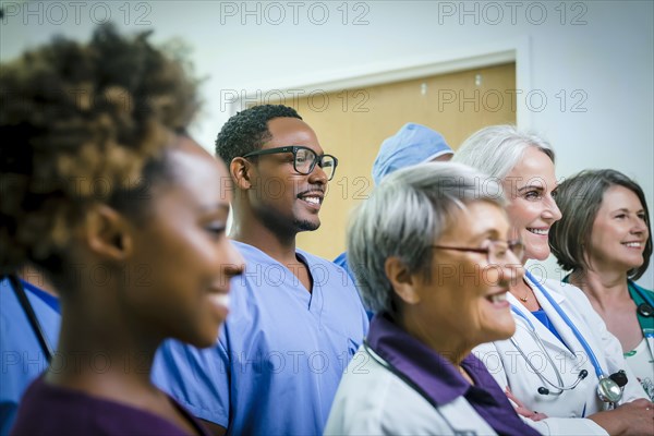 Portrait of smiling medical team