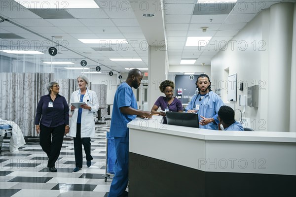 Doctors and nurses in hospital