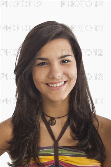 Smiling Hispanic girl