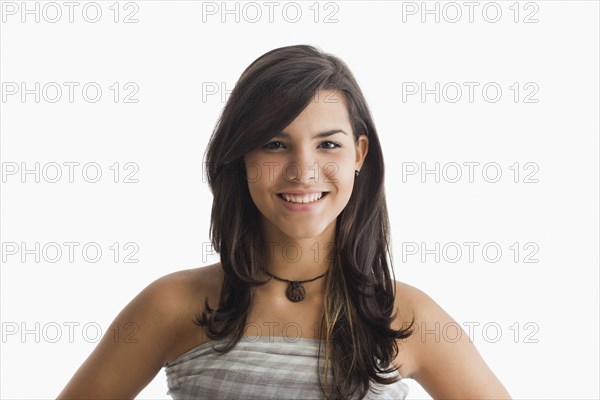 Smiling Hispanic girl