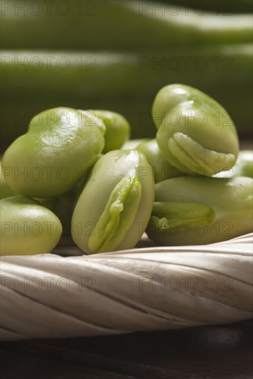 Close up of green beans