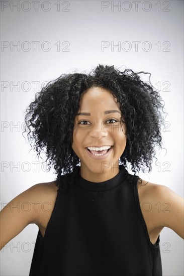 African American woman smiling