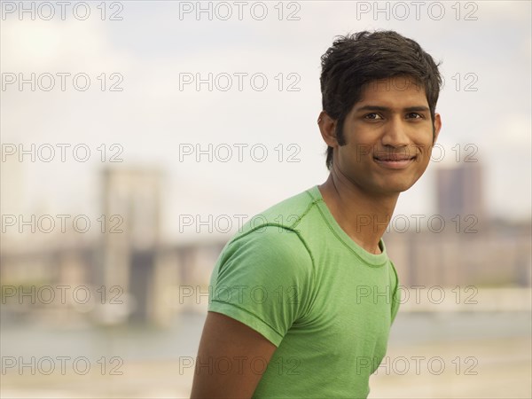 Confident Indian man smiling