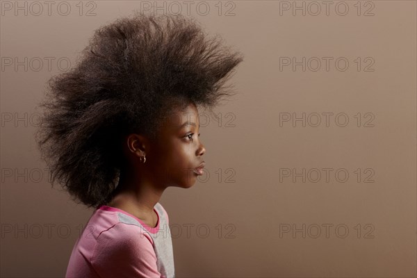 Jamaican girl with unusual hair