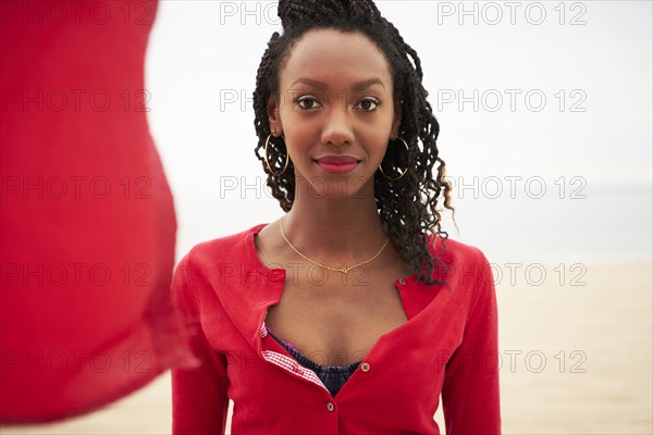 Black woman smiling