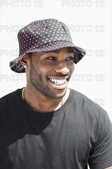 African American man smiling