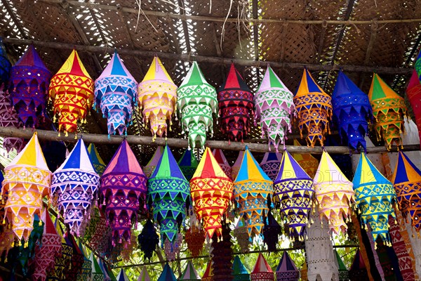Variety of colorful Indian shades