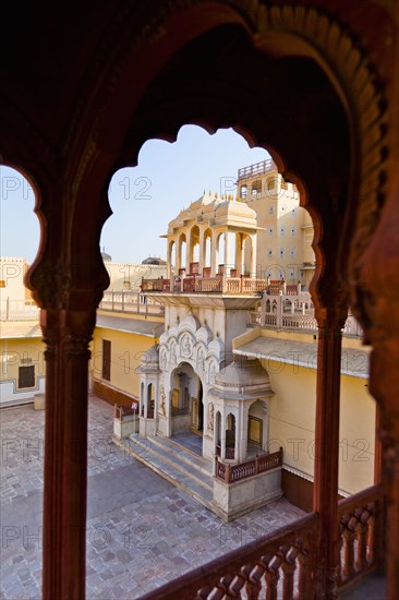 Ornate Hawa Mahal or Palace of Winds