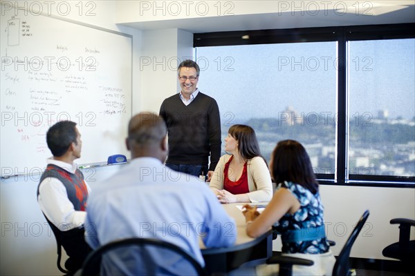 Business people having meeting in conference room