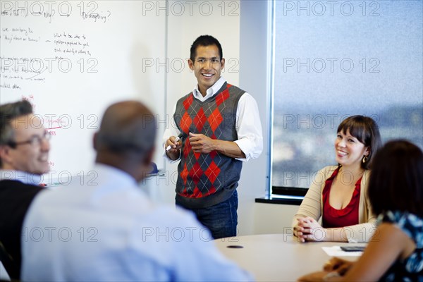 Business people having meeting in conference room