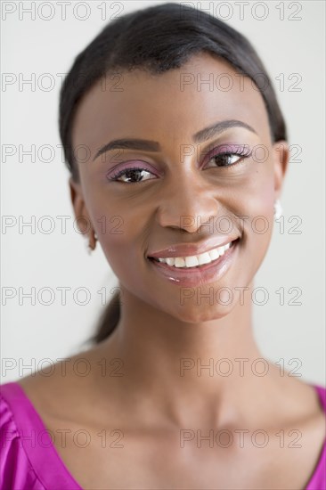 Smiling Black woman