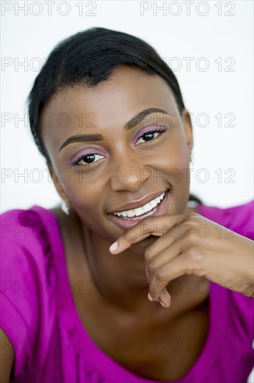 Smiling Black woman